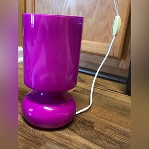 Vibrant Decorative Purple Table Lamp